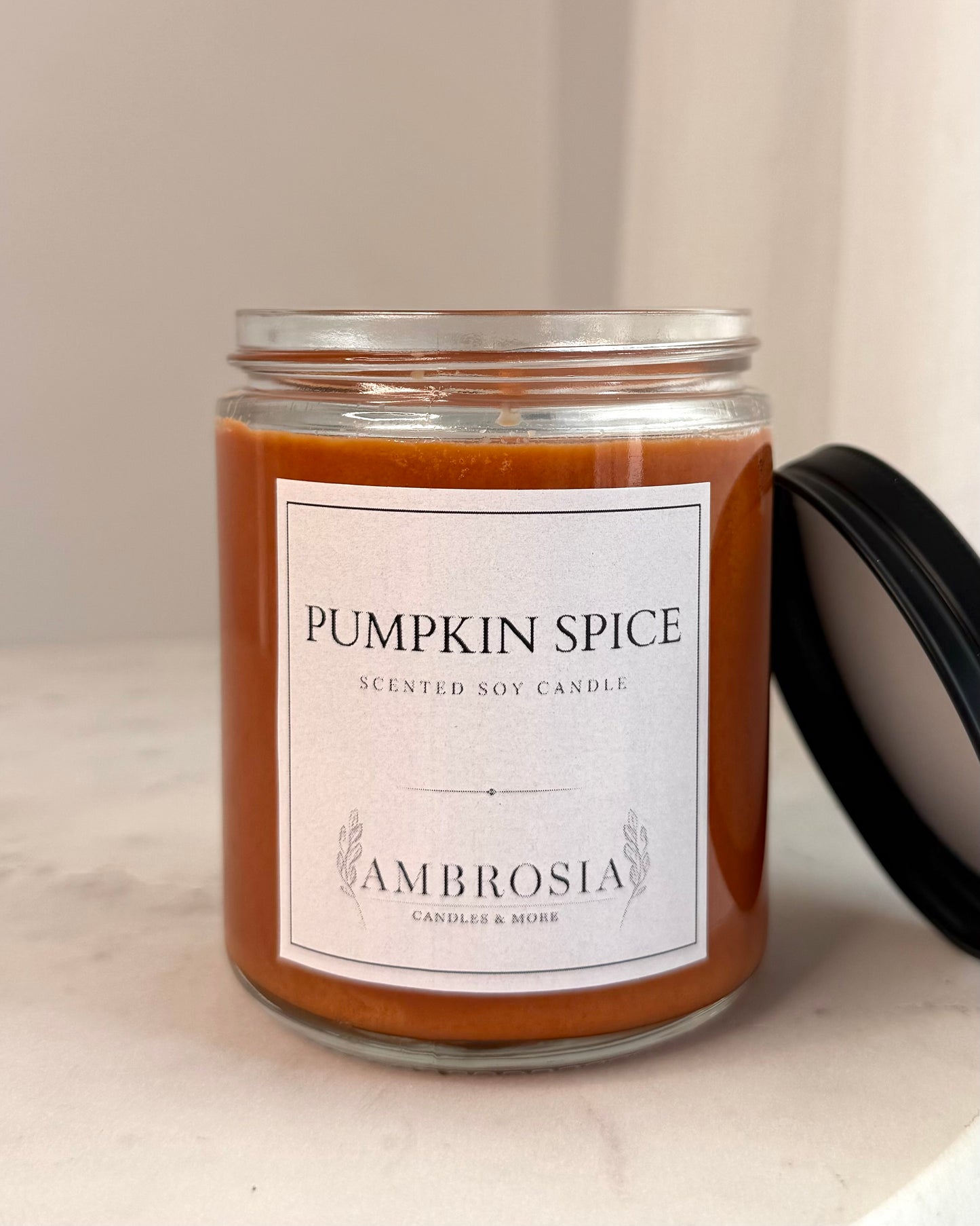 Pumpkin Spice illatgyertya pamut kanóccal