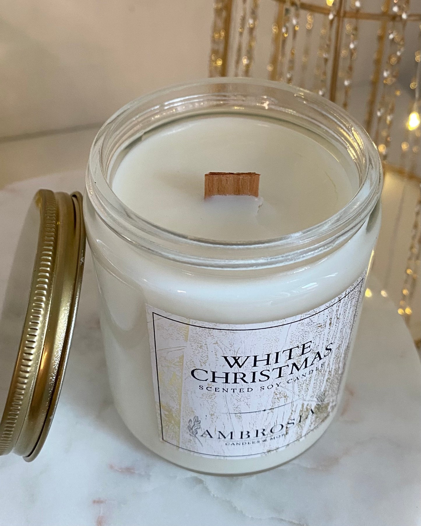 White Christmas illatgyertya