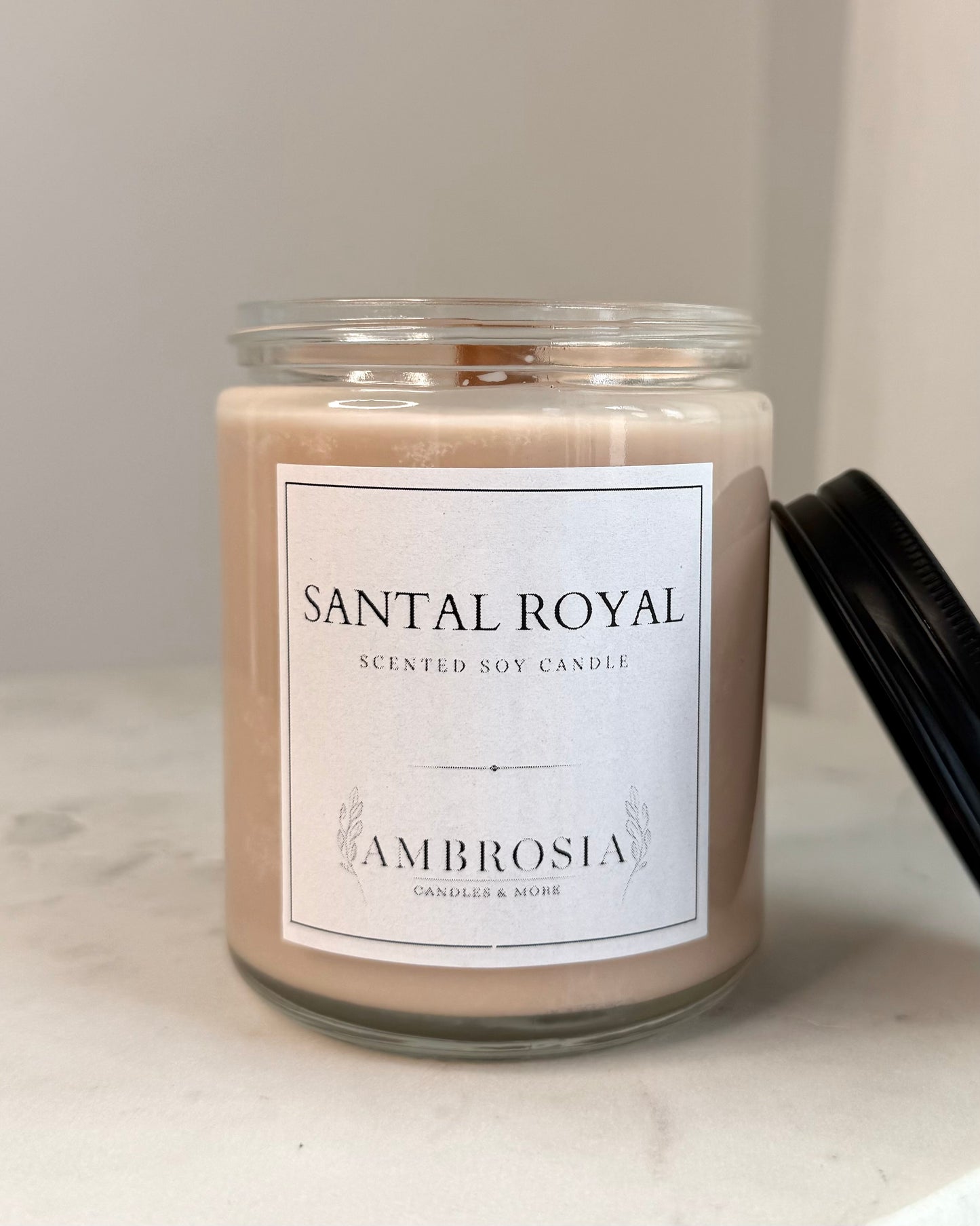 Santal Royal illatgyertya fa kanóccal