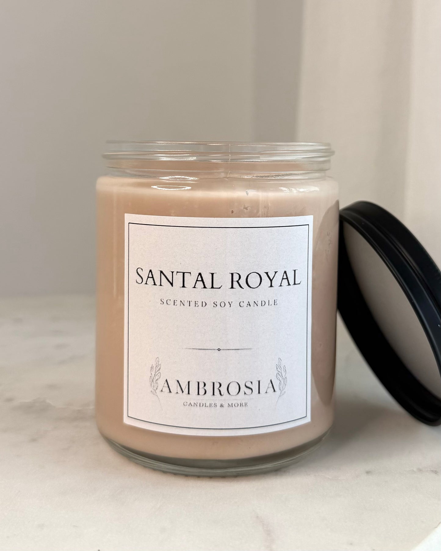 Santal Royal illatgyertya pamut kanóccal
