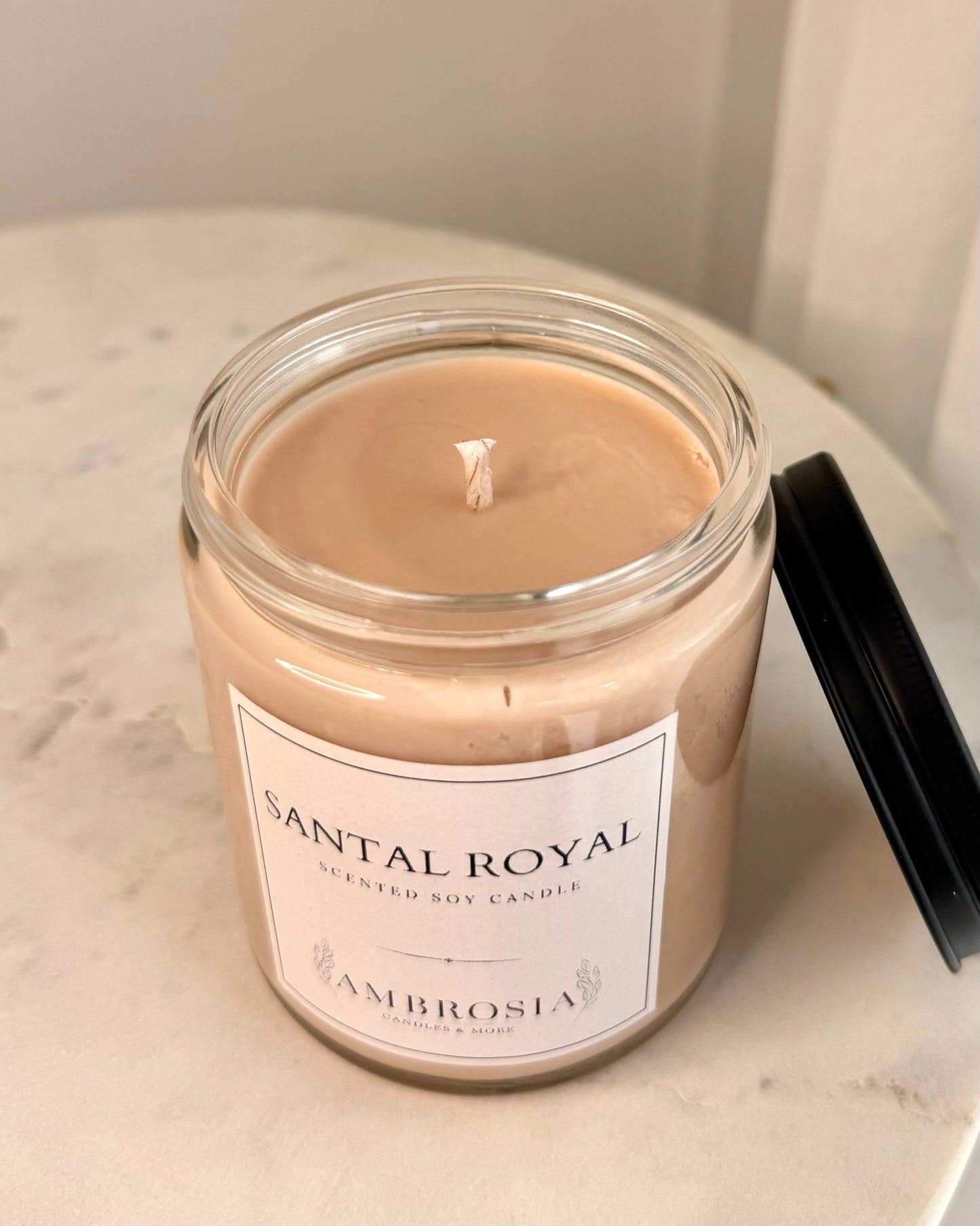 Santal Royal illatgyertya pamut kanóccal