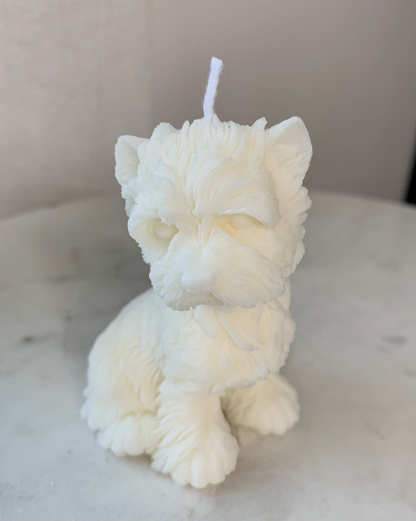 Westie gyertya - AMBROSIA Candles & More