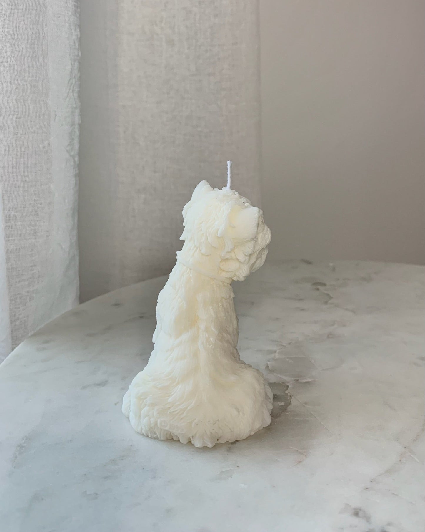 Westie gyertya - AMBROSIA Candles & More