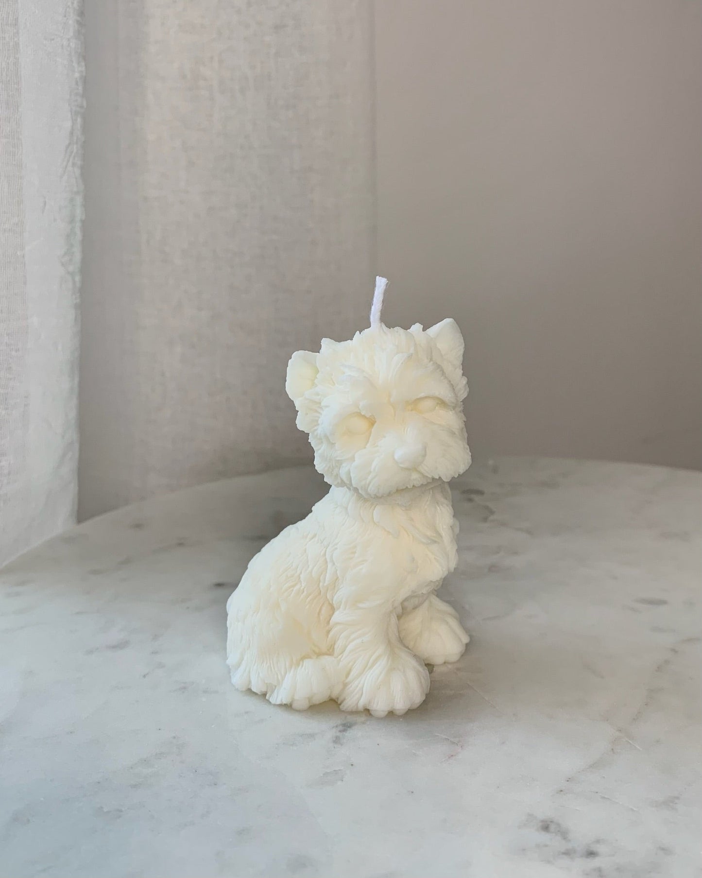 Westie gyertya - AMBROSIA Candles & More