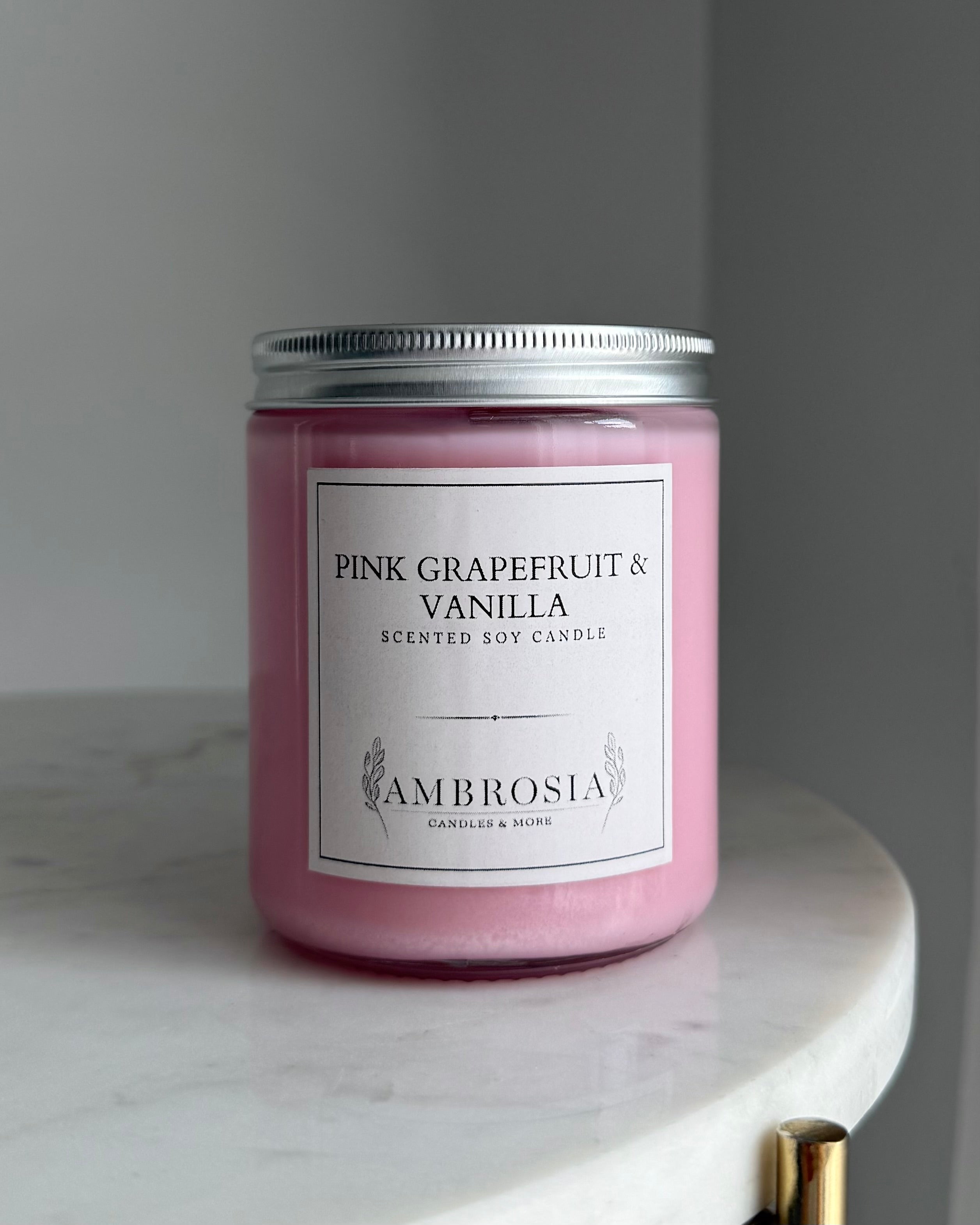Pink Grapefruit & Vanilla illatgyertya