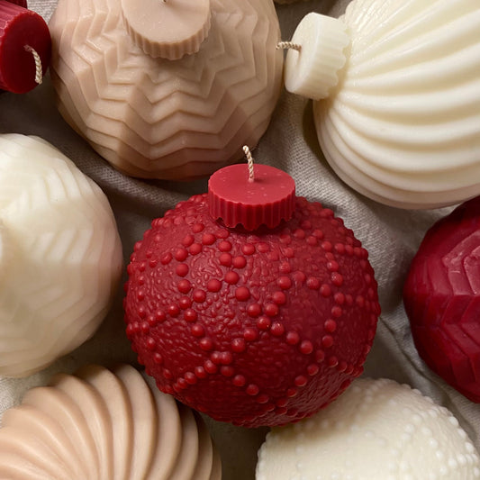 Gömb gyertyák szettben