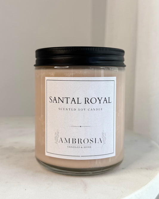 Santal Royal illatgyertya fa kanóccal