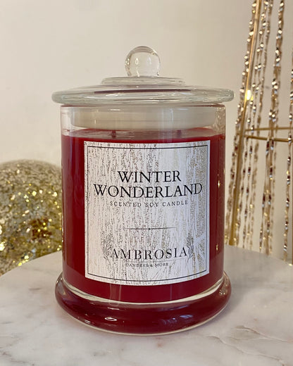 Winter Wonderland óriás illatgyertya dupla kanóccal