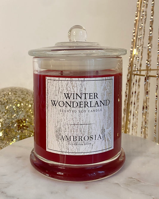 Winter Wonderland óriás illatgyertya dupla kanóccal