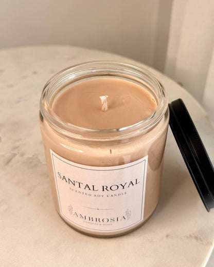 Santal Royal illatgyertya pamut kanóccal