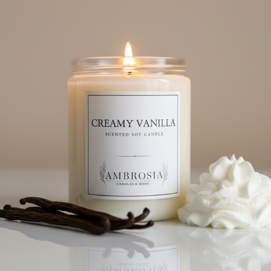 Creamy Vanilla illatgyertya