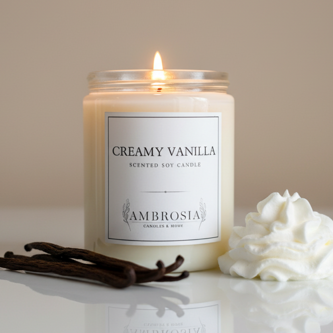 Creamy Vanilla illatgyertya