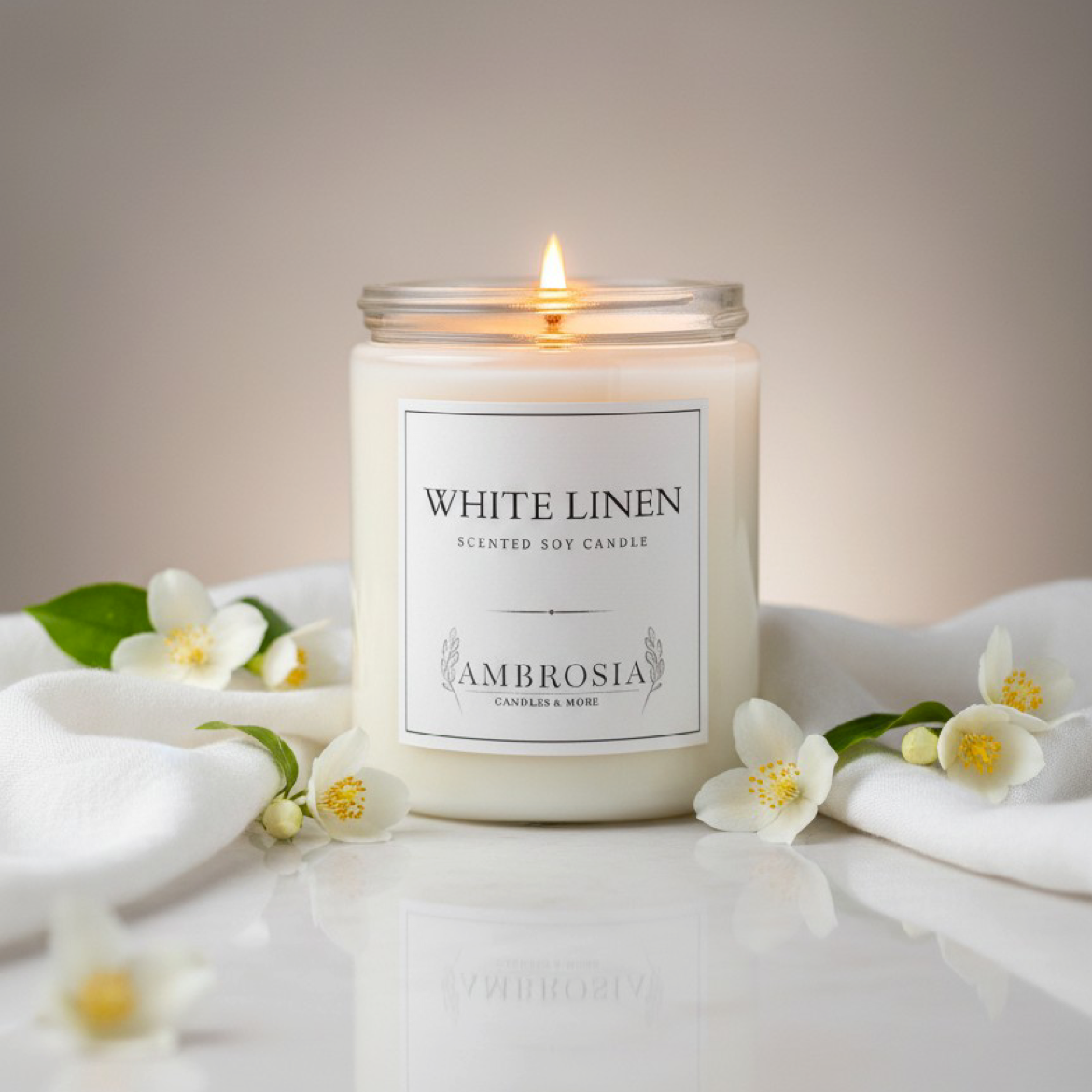 White Linen illatgyertya