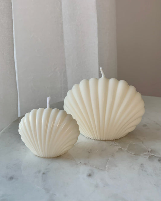 Kis és nagy kagyló gyertyák szettben - AMBROSIA Candles & More