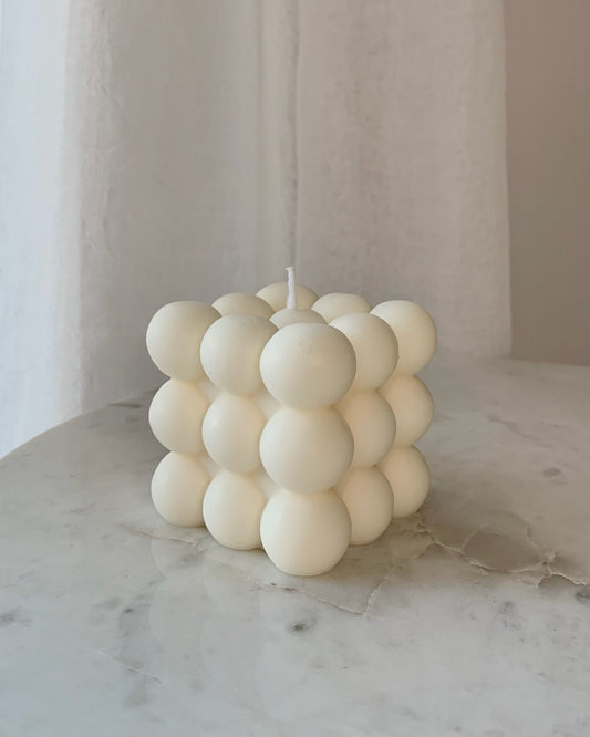 Nagy buborék gyertya - AMBROSIA Candles & More