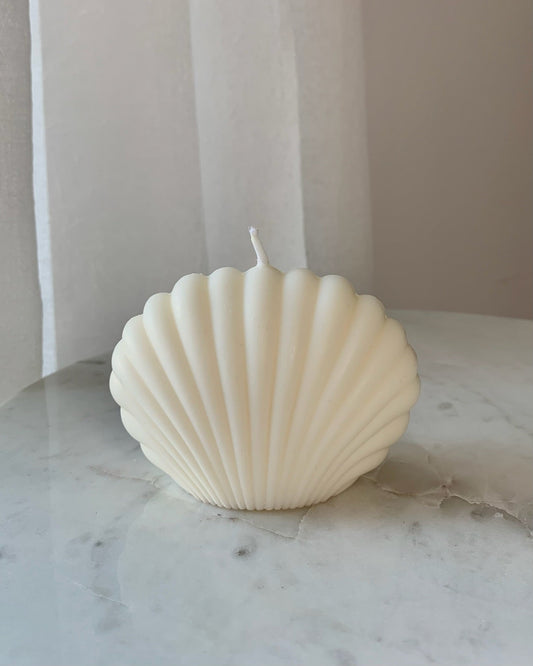 Nagy kagyló gyertya - AMBROSIA Candles & More