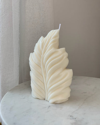 Nagy levél gyertya - AMBROSIA Candles & More