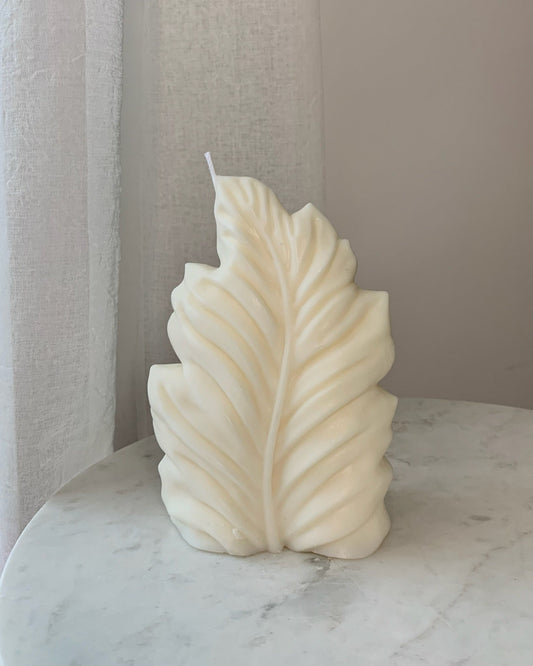 Nagy levél gyertya - AMBROSIA Candles & More