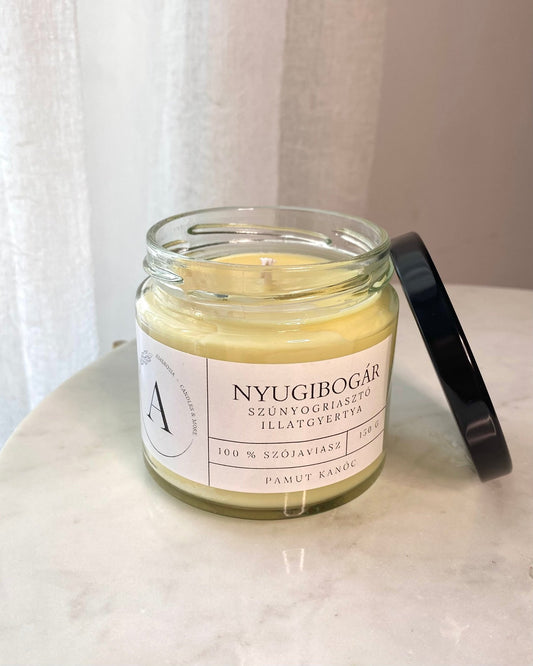NyugiBogár szúnyogriasztó gyertya pamut kanóccal - AMBROSIA Candles & More
