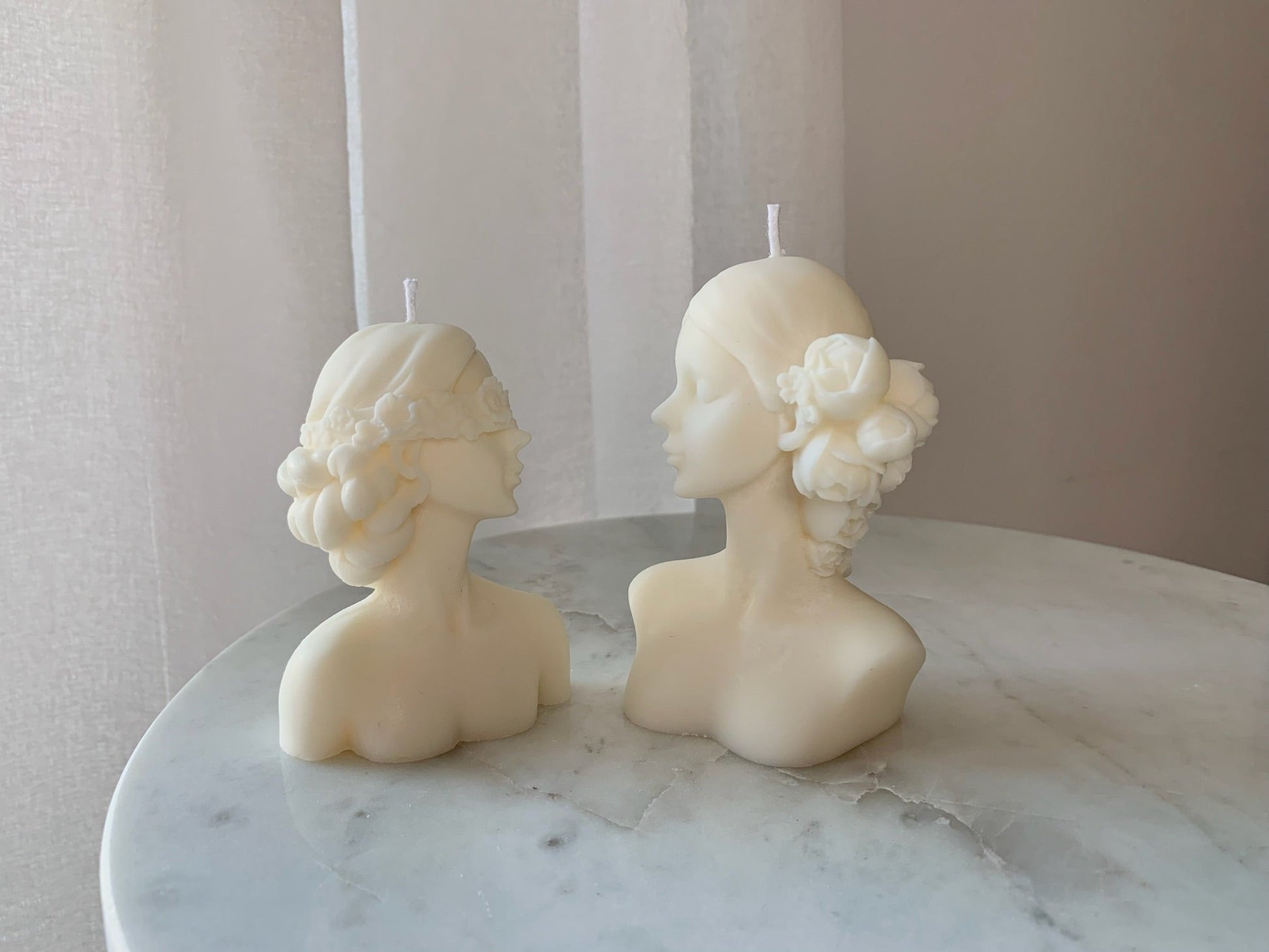 Virágos női fejek szettben - AMBROSIA Candles & More