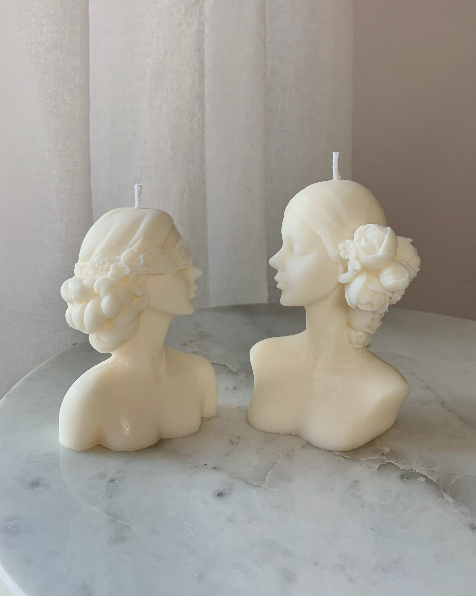 Virágos női fejek szettben - AMBROSIA Candles & More