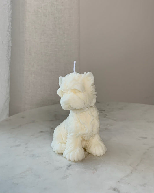Westie gyertya - AMBROSIA Candles & More
